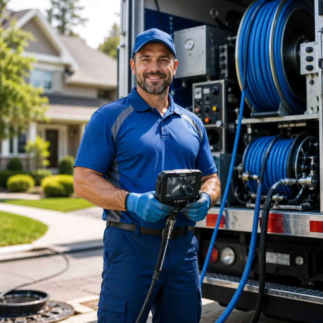 Local outdoor drain cleaning specialists in Holliday, TX